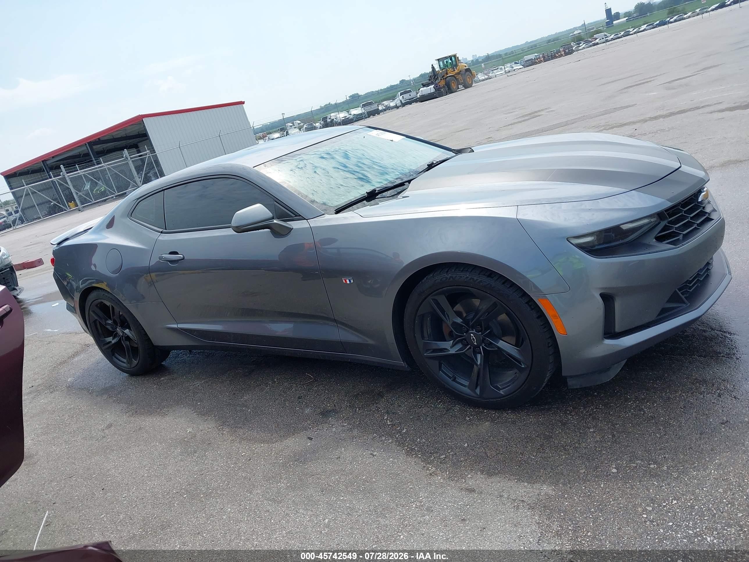 2021 Chevrolet Camaro Rwd  1lt Серый vin: 1G1FB1RX5M0100152