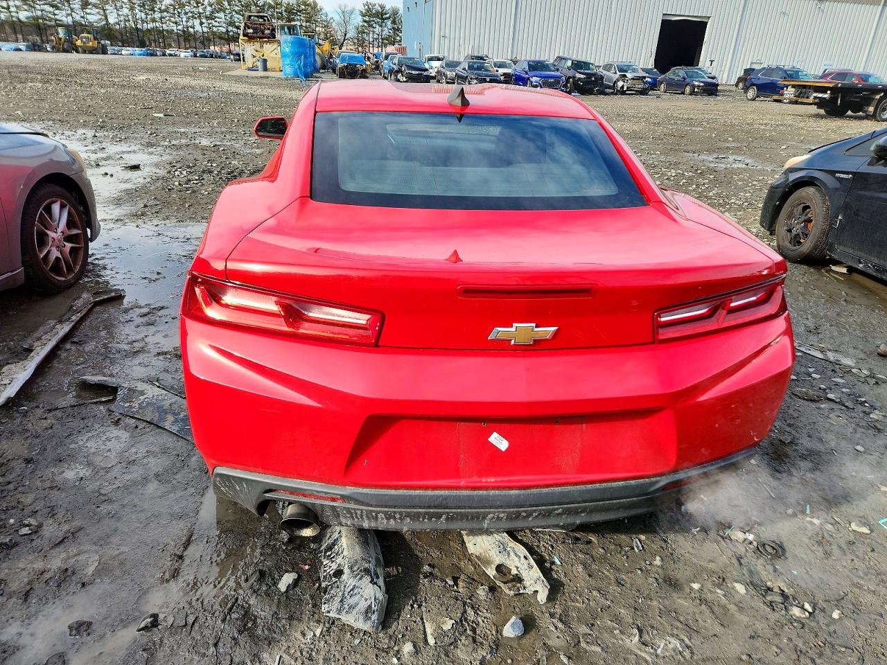 2018 Chevrolet Camaro Lt Красный vin: 1G1FB1RX6J0176426