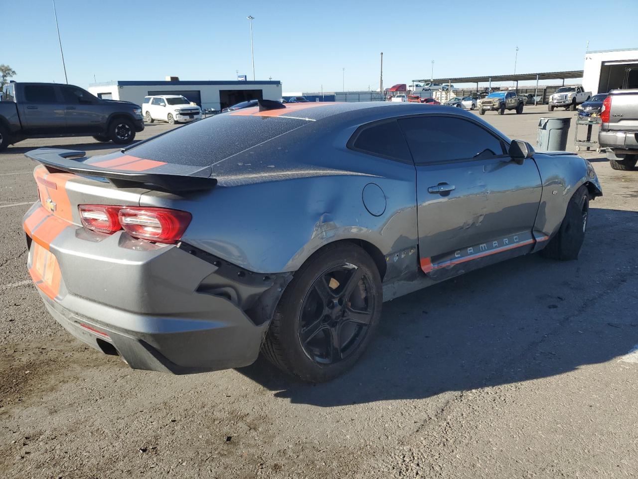 2022 Chevrolet Camaro Ls Серый vin: 1G1FB1RX7N0109761