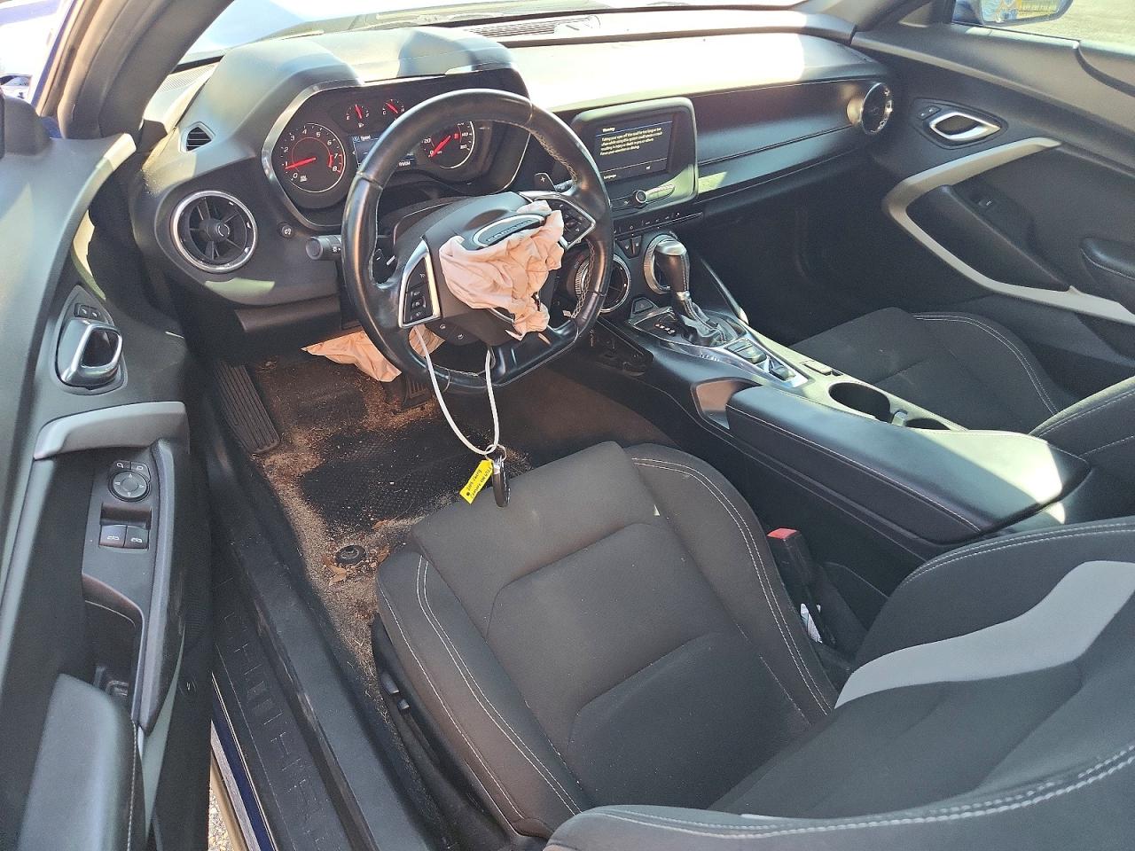 2019 Chevrolet Camaro Ls Blue vin: 1G1FB1RX8K0136723