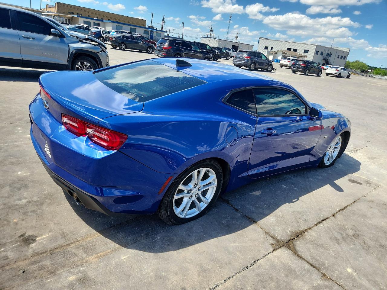 2020 Chevrolet Camaro Ls Синий vin: 1G1FB1RX8L0126680
