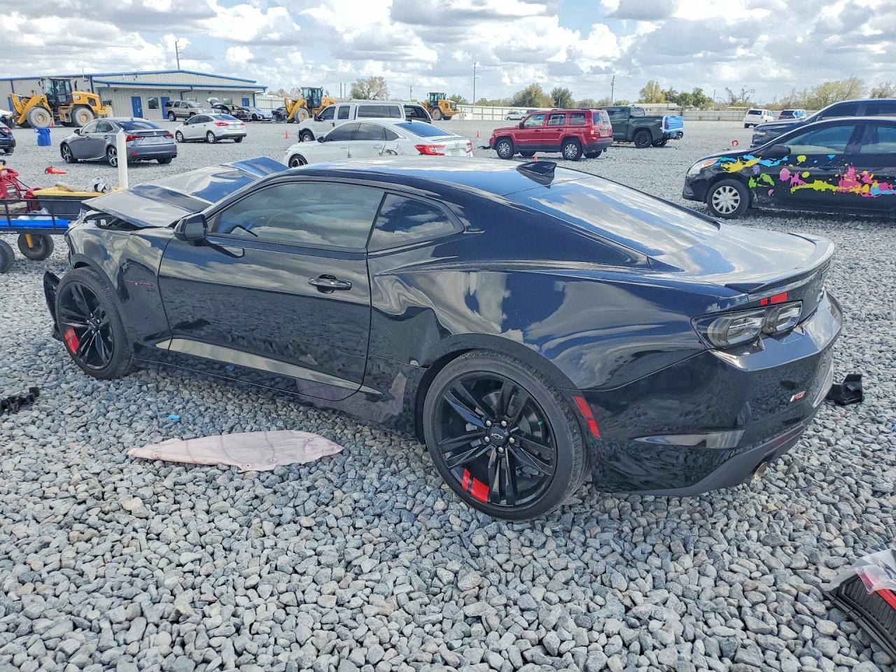 2022 Chevrolet Camaro Ls Black vin: 1G1FB1RX8N0112698
