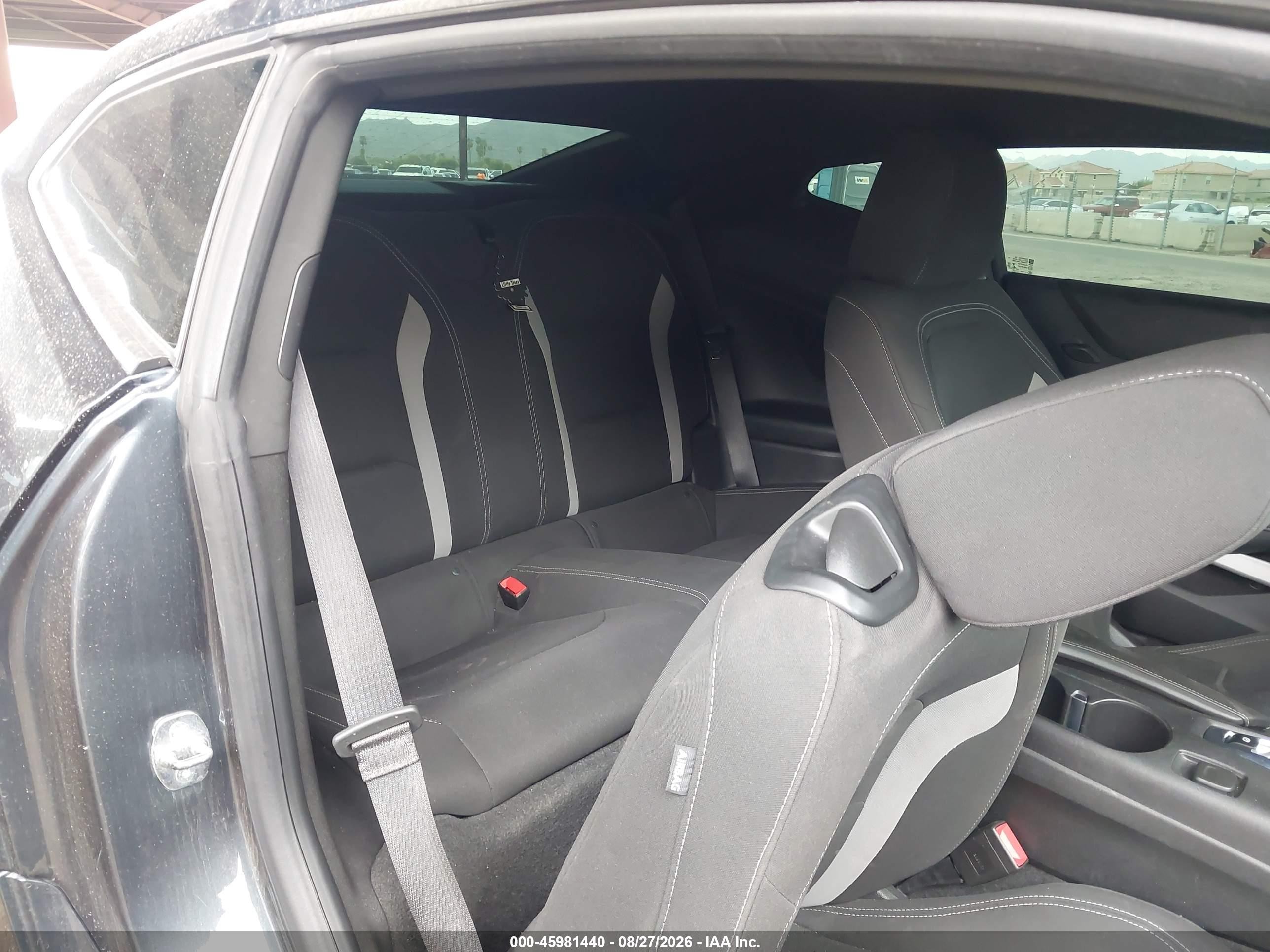 2020 Chevrolet Camaro Rwd  1ls Черный vin: 1G1FB1RX9L0139177