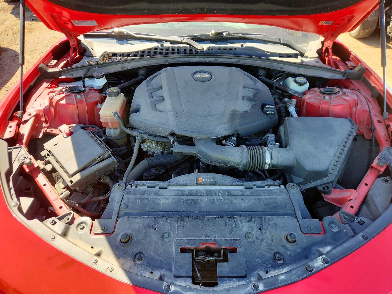 2017 Chevrolet Camaro Lt Red vin: 1G1FB3DS1H0164976