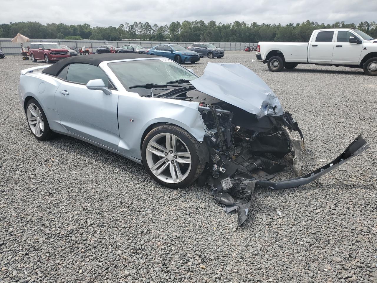 2017 Chevrolet Camaro Lt Blue vin: 1G1FB3DS9H0157077