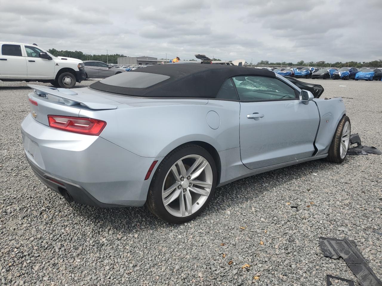 2017 Chevrolet Camaro Lt Blue vin: 1G1FB3DS9H0157077