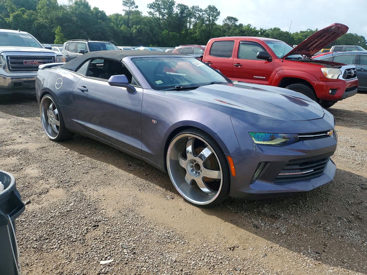 2017 Chevrolet Camaro Lt Фиолетовый vin: 1G1FB3DSXH0201071