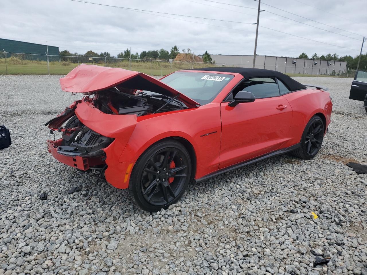 2022 Chevrolet Camaro Ls Red vin: 1G1FB3DX1N0102338