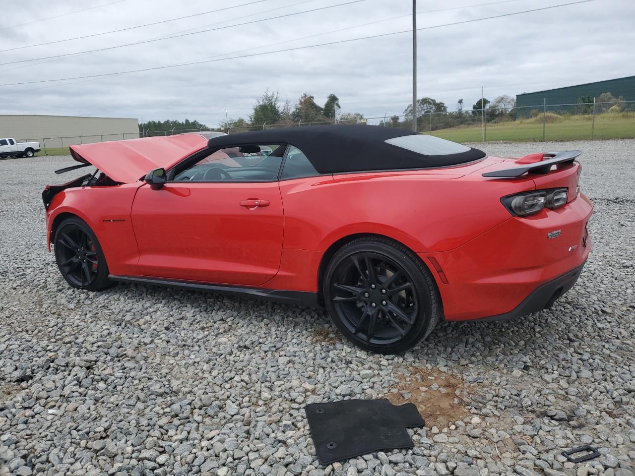 2022 Chevrolet Camaro Ls Red vin: 1G1FB3DX1N0102338