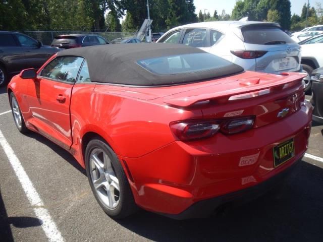 2020 Chevrolet Camaro Red vin: 1G1FB3DX7L0134191
