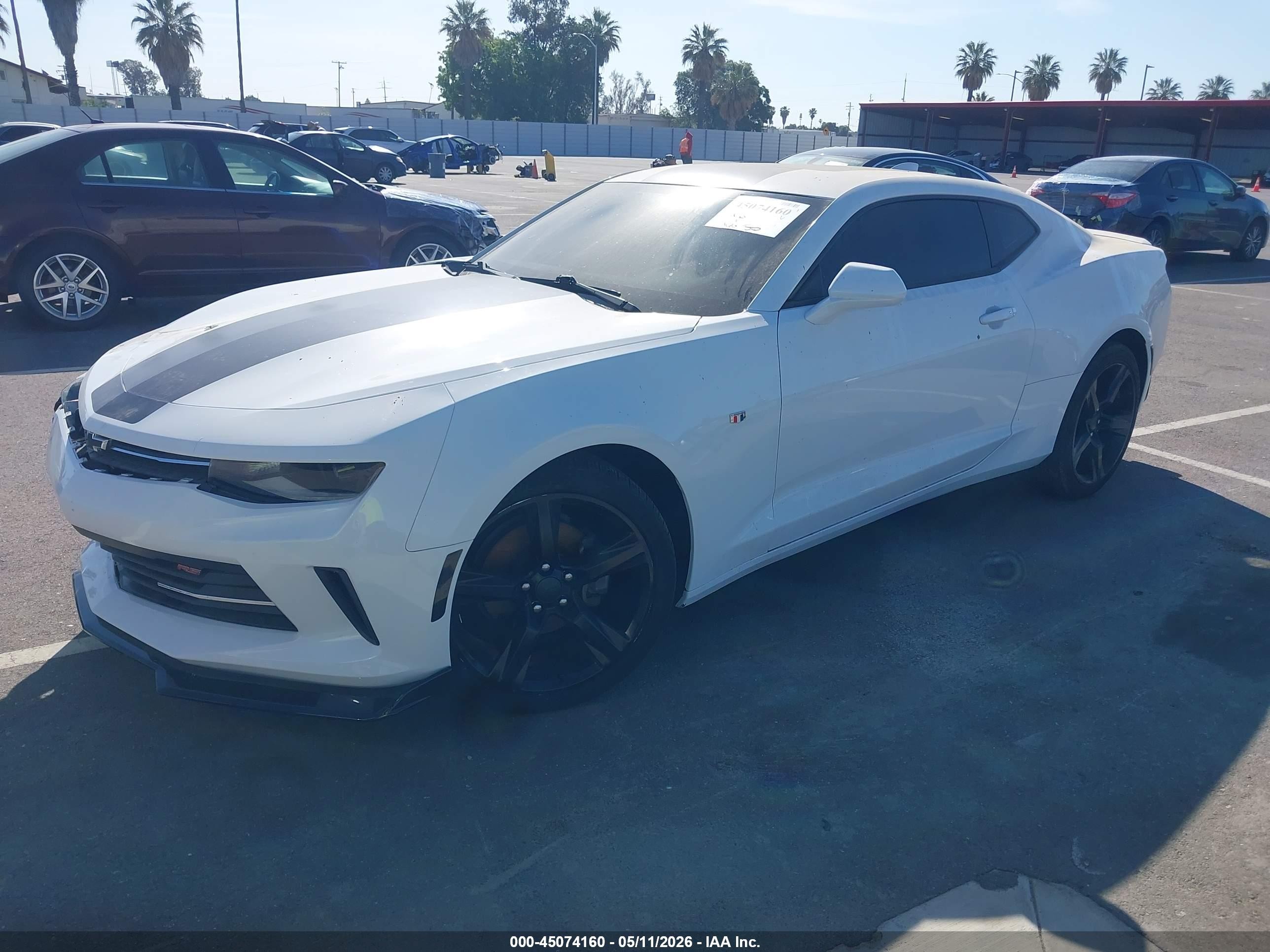 2016 Chevrolet Camaro 2lt White vin: 1G1FD1RS6G0150142