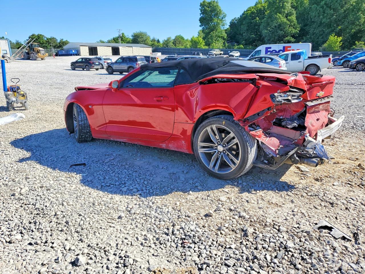 2017 Chevrolet Camaro Lt Красный vin: 1G1FD3DS1H0125976