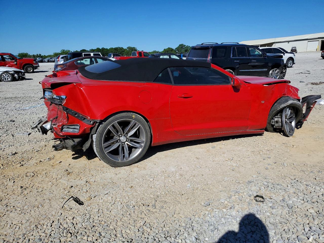 2017 Chevrolet Camaro Lt Красный vin: 1G1FD3DS1H0125976