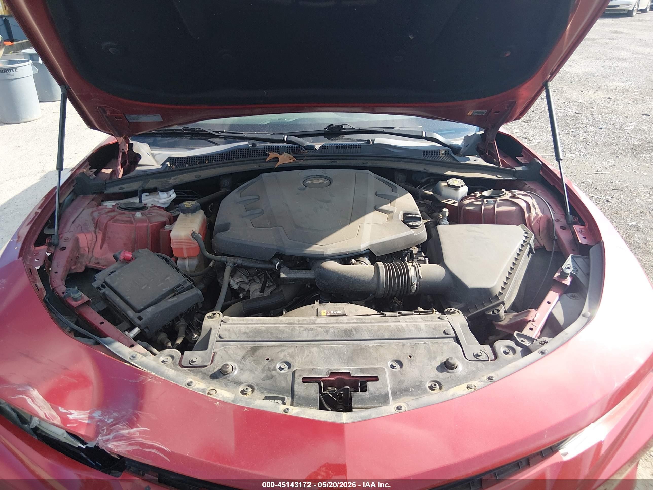 2018 Chevrolet Camaro 2lt Red vin: 1G1FD3DS4J0136850