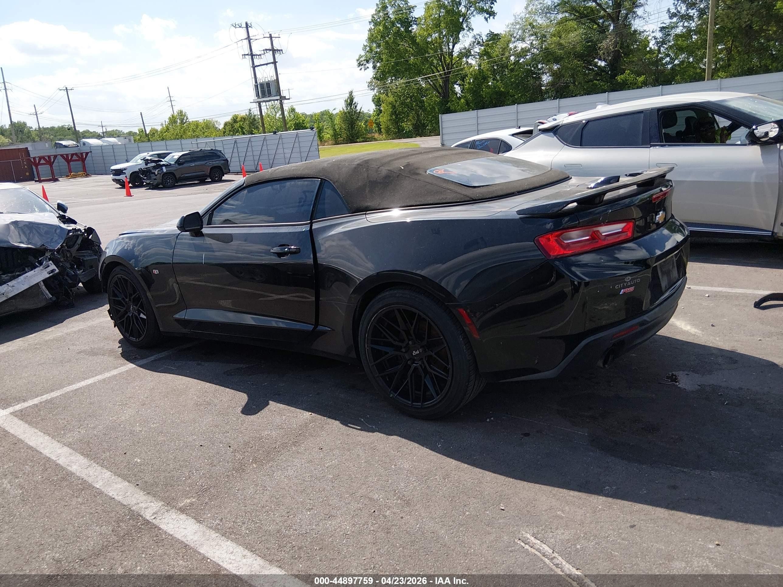 2016 Chevrolet Camaro 2lt Black vin: 1G1FD3DS5G0159689
