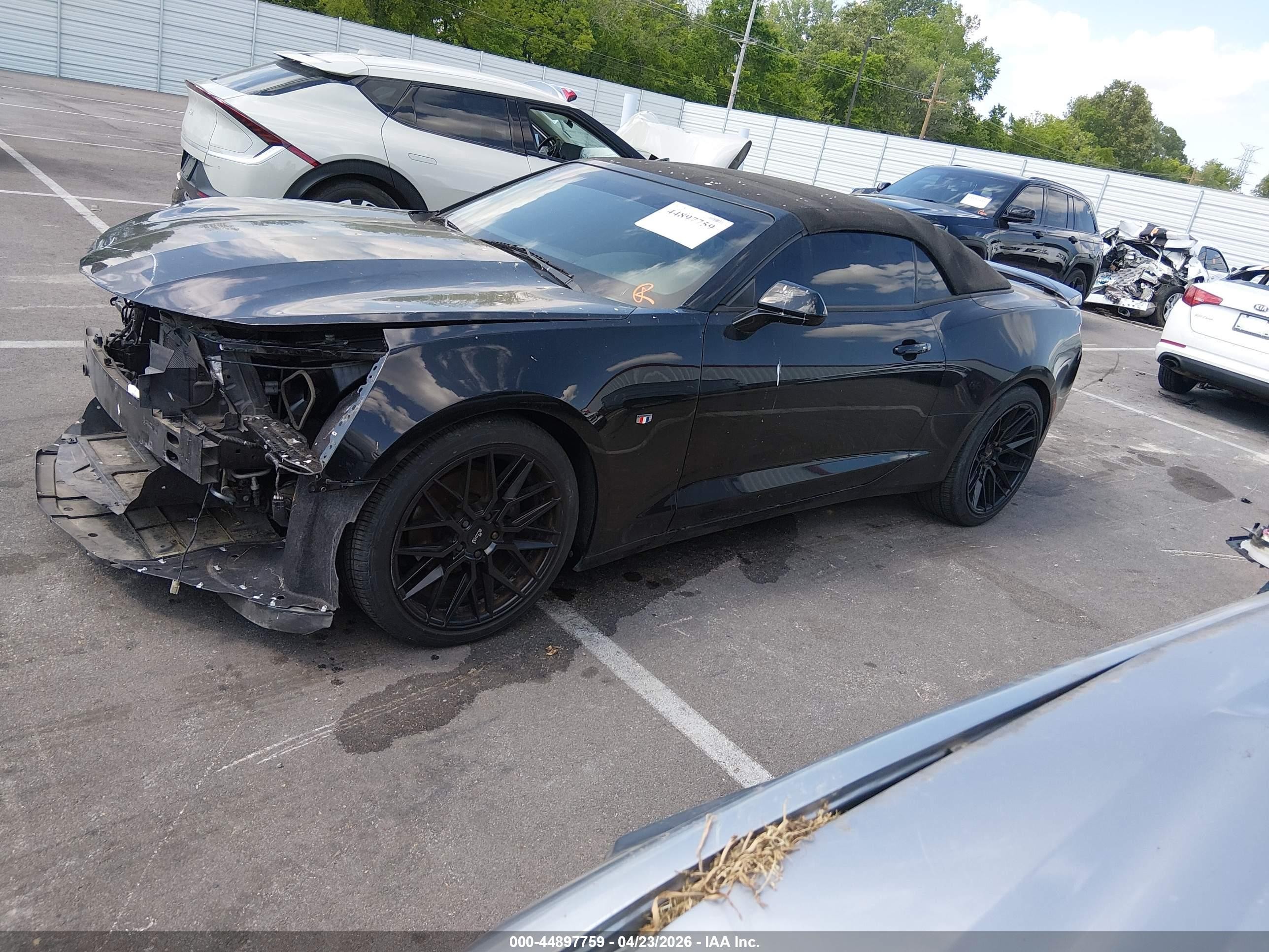 2016 Chevrolet Camaro 2lt Black vin: 1G1FD3DS5G0159689