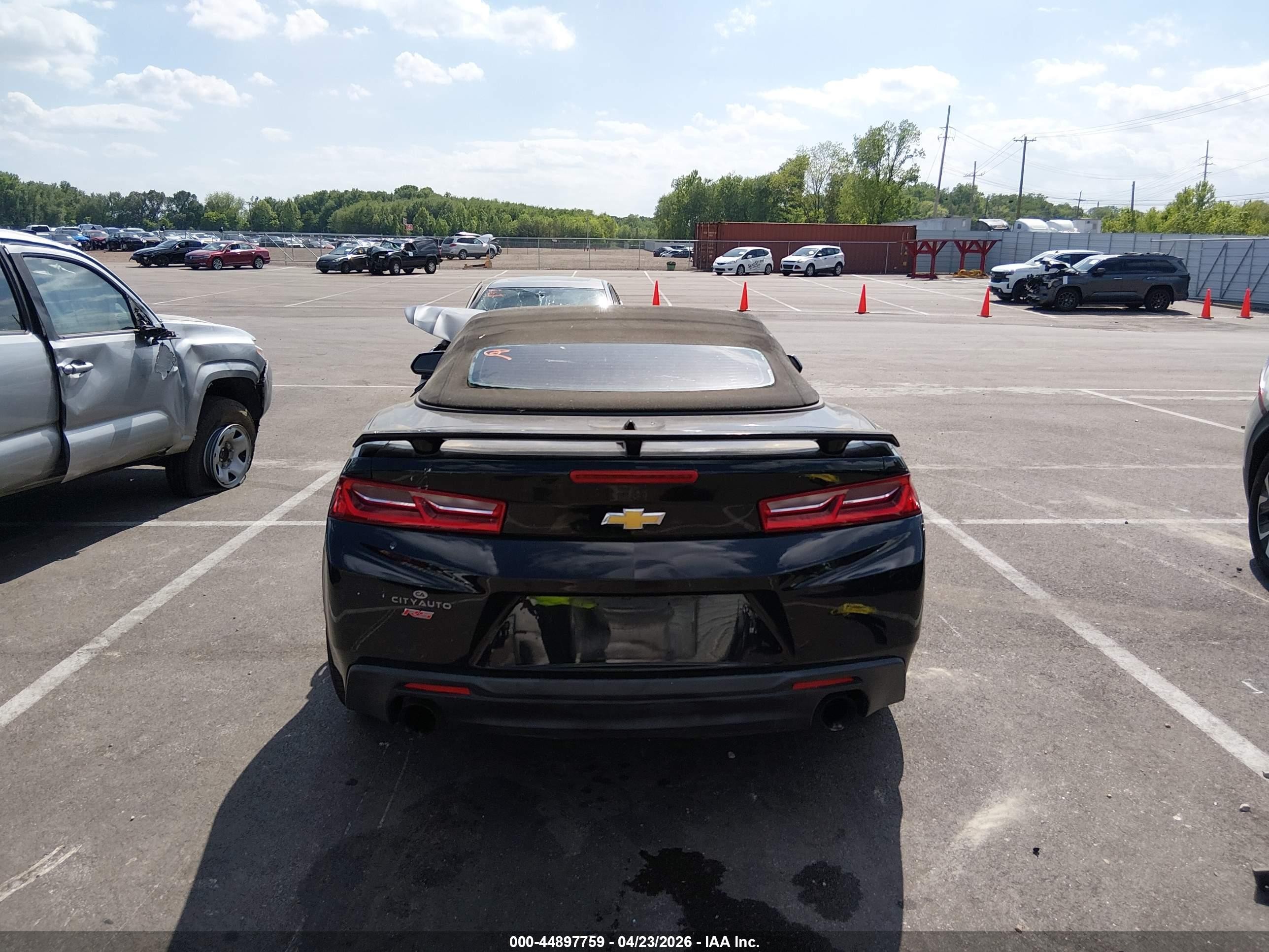 2016 Chevrolet Camaro 2lt Black vin: 1G1FD3DS5G0159689