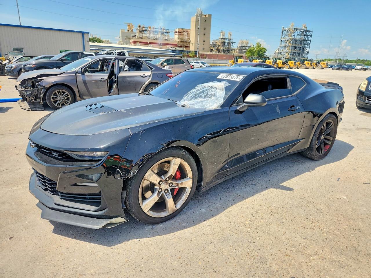 2022 Chevrolet Camaro Lt1 Black vin: 1G1FE1R73N0103317