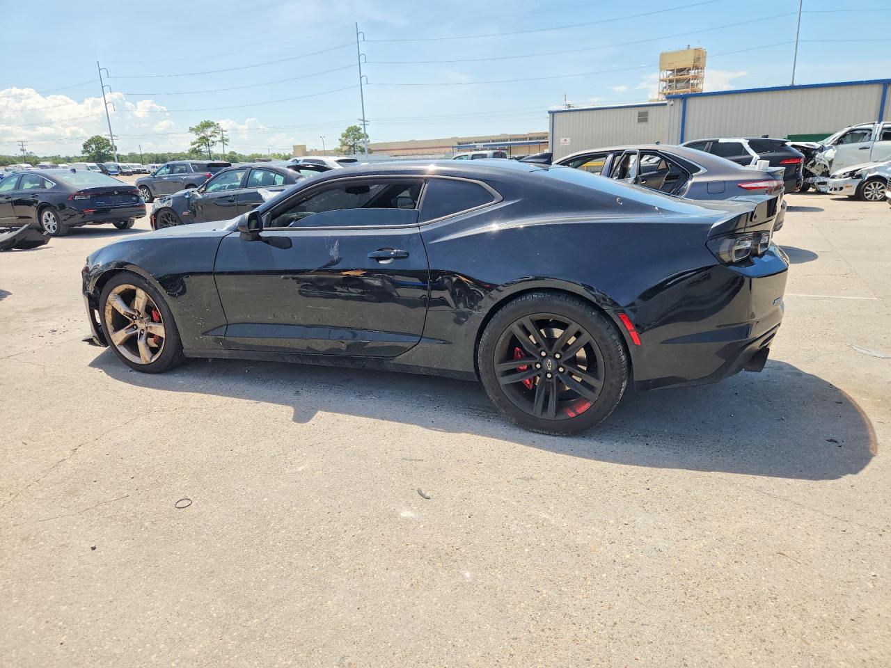 2022 Chevrolet Camaro Lt1 Black vin: 1G1FE1R73N0103317