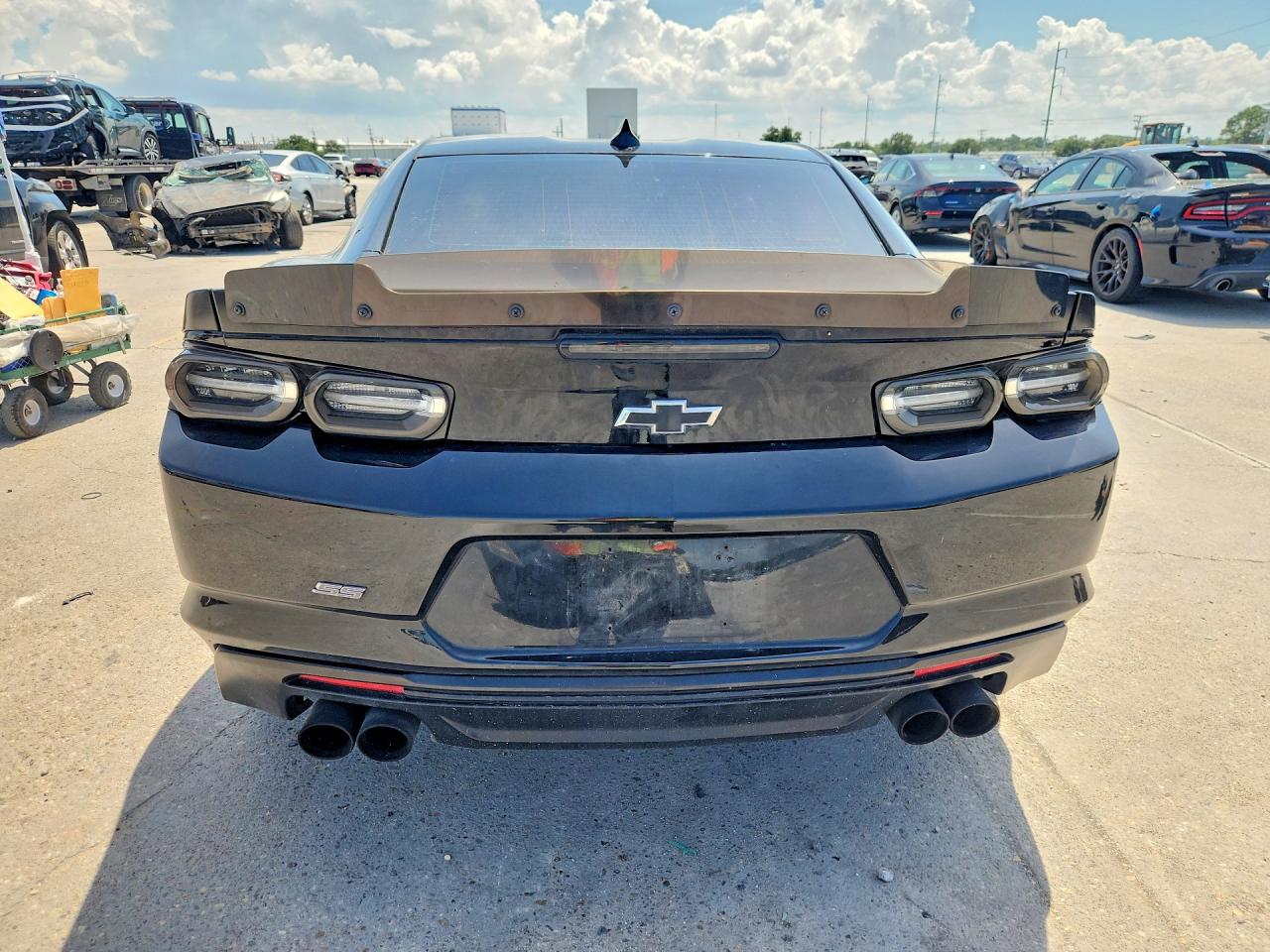 2022 Chevrolet Camaro Lt1 Black vin: 1G1FE1R73N0103317