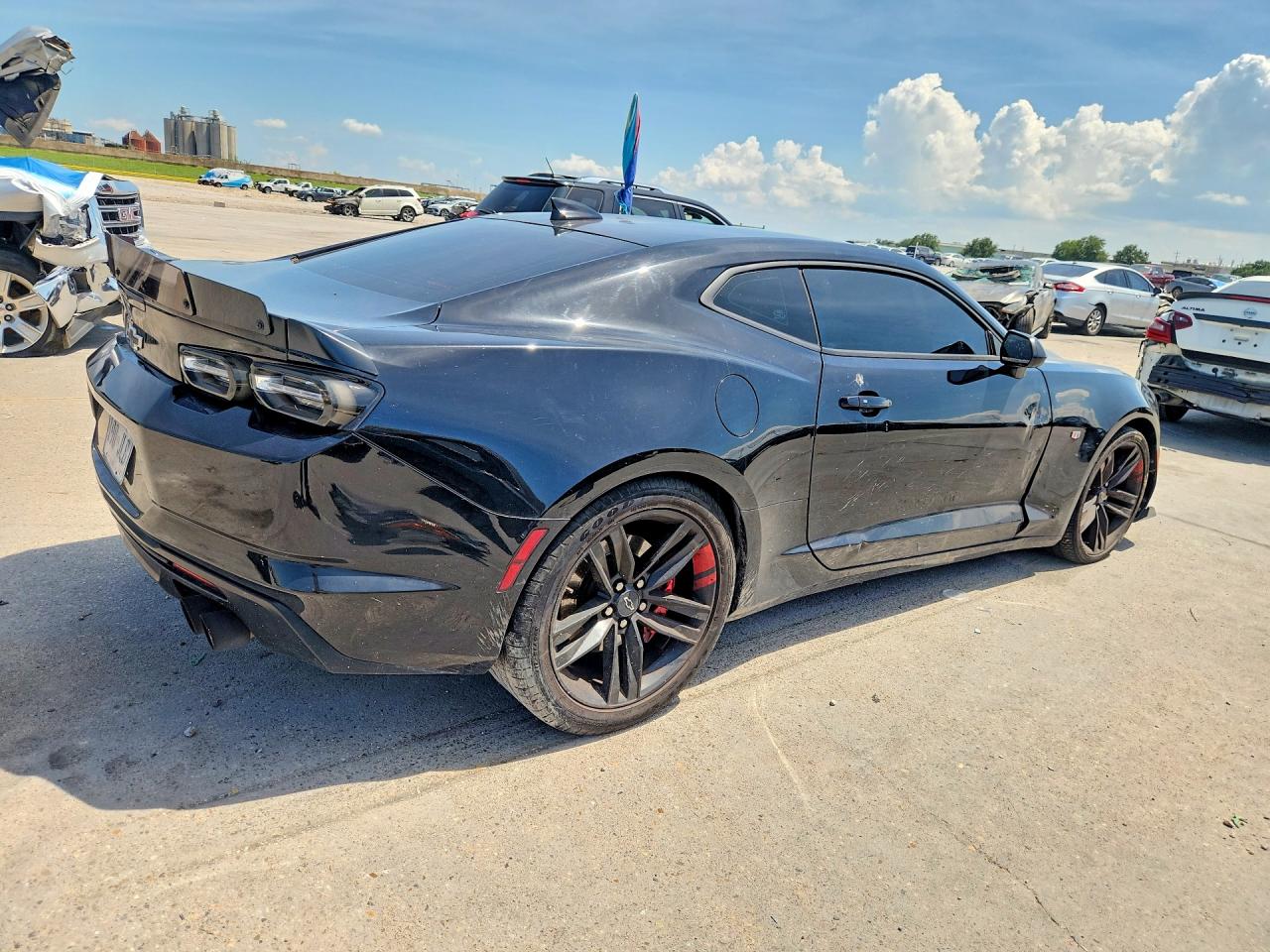 2022 Chevrolet Camaro Lt1 Black vin: 1G1FE1R73N0103317