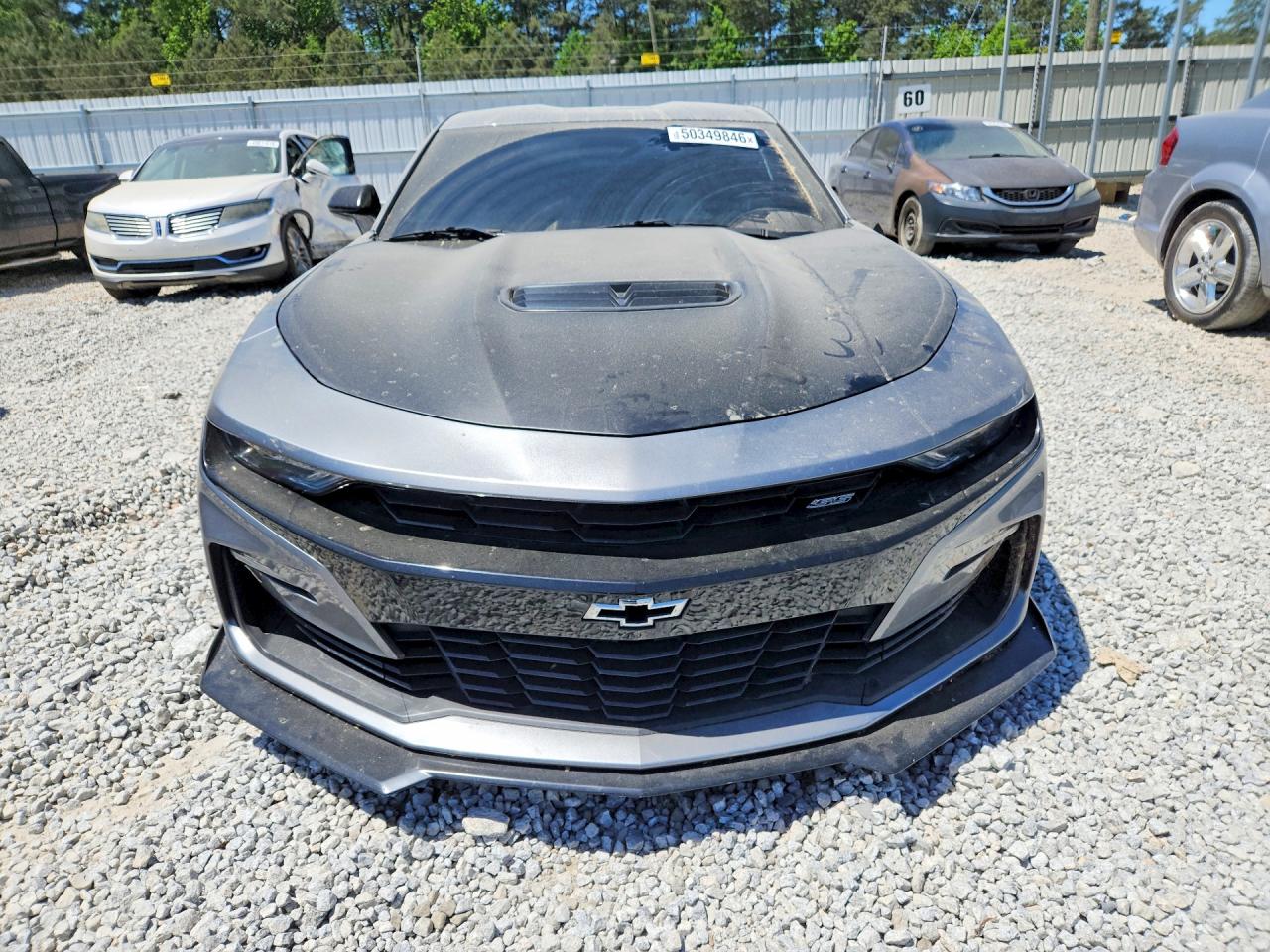 2019 Chevrolet Camaro Ss Gray vin: 1G1FE1R74K0148150
