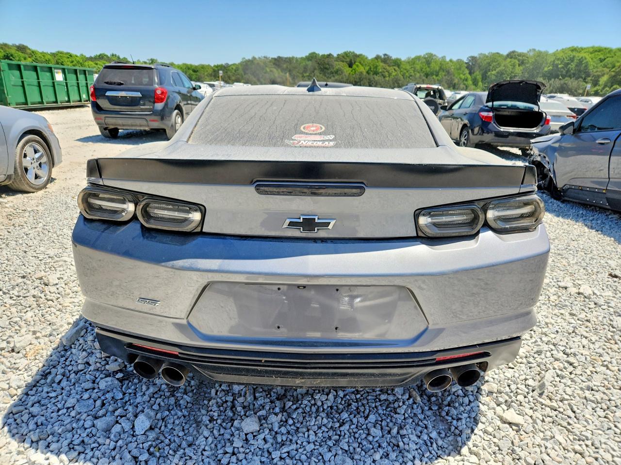 2019 Chevrolet Camaro Ss Gray vin: 1G1FE1R74K0148150