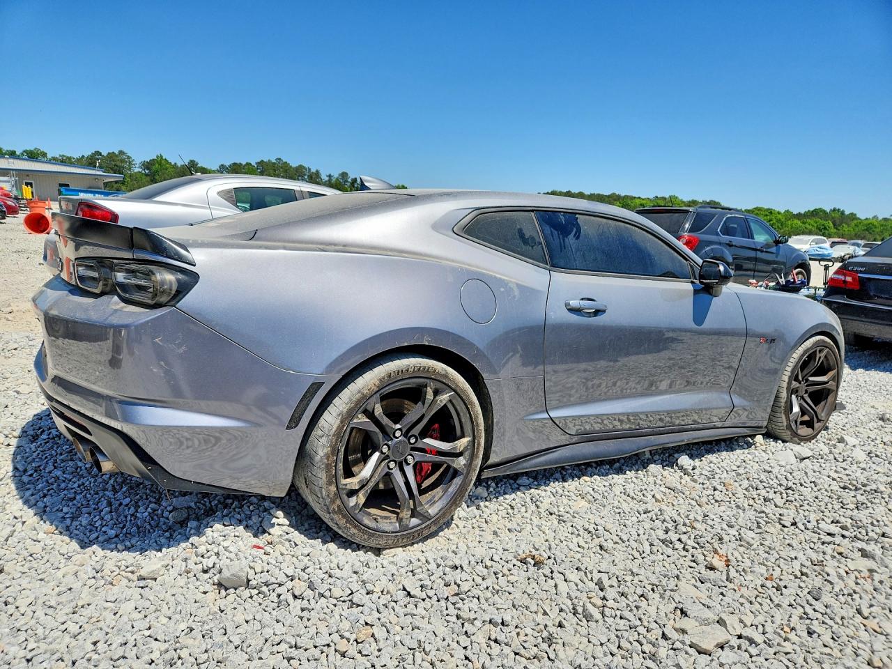 2019 Chevrolet Camaro Ss Gray vin: 1G1FE1R74K0148150