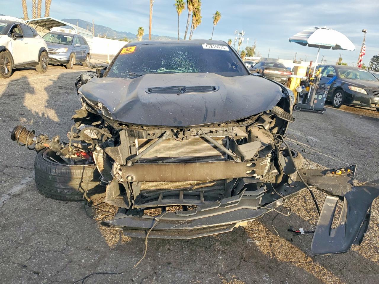 2022 Chevrolet Camaro Lt1 Black vin: 1G1FE1R74N0105271