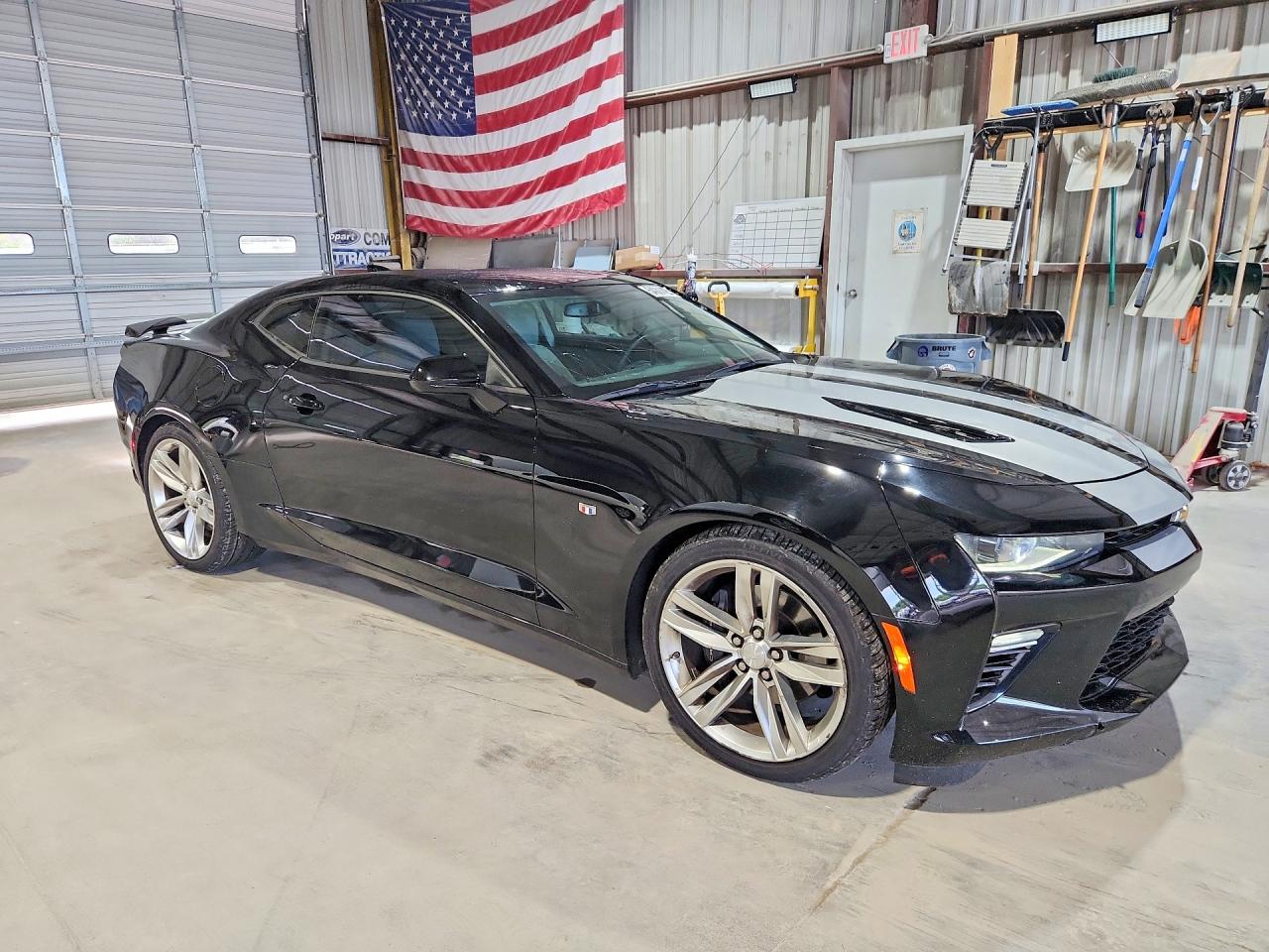 2016 Chevrolet Camaro Ss Black vin: 1G1FF1R70G0154595