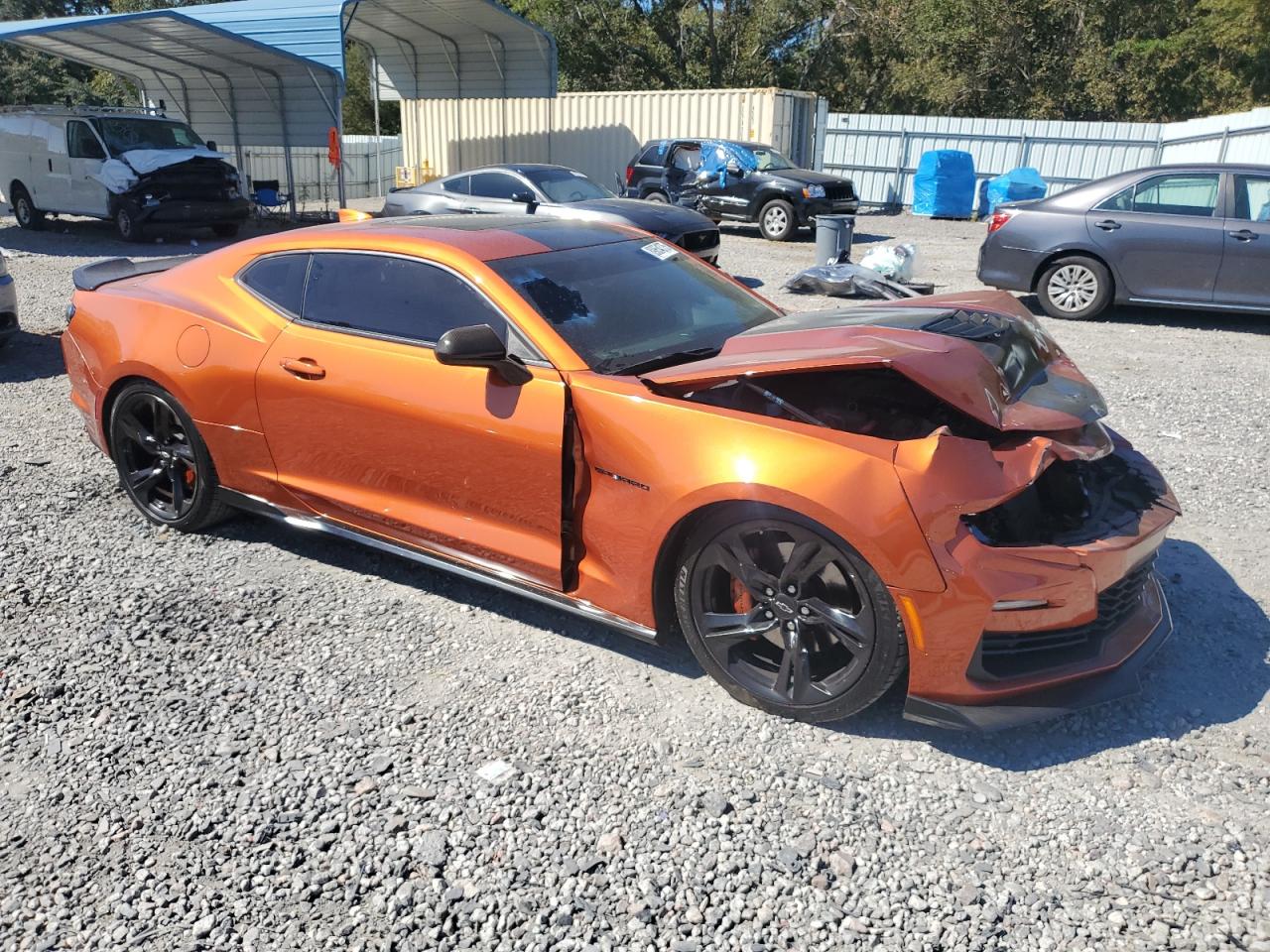 2022 Chevrolet Camaro Lt1 Orange vin: 1G1FF1R72N0104410