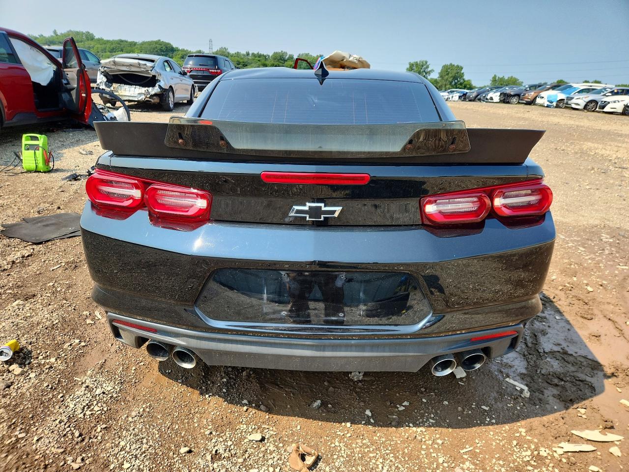 2022 Chevrolet Camaro Lt1 Black vin: 1G1FF1R74N0134931