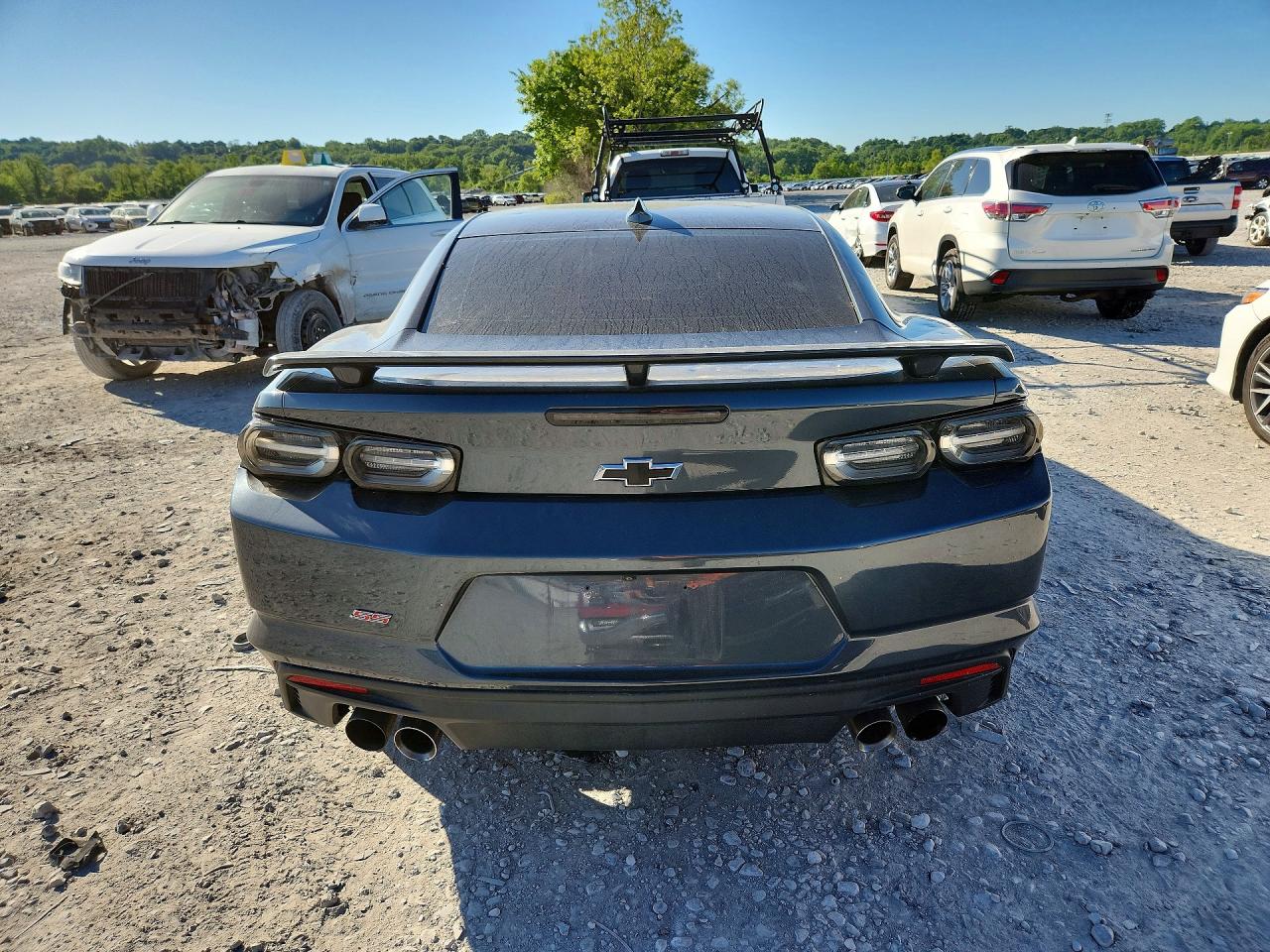 2022 Chevrolet Camaro Lt1 Gray vin: 1G1FF1R75N0100514