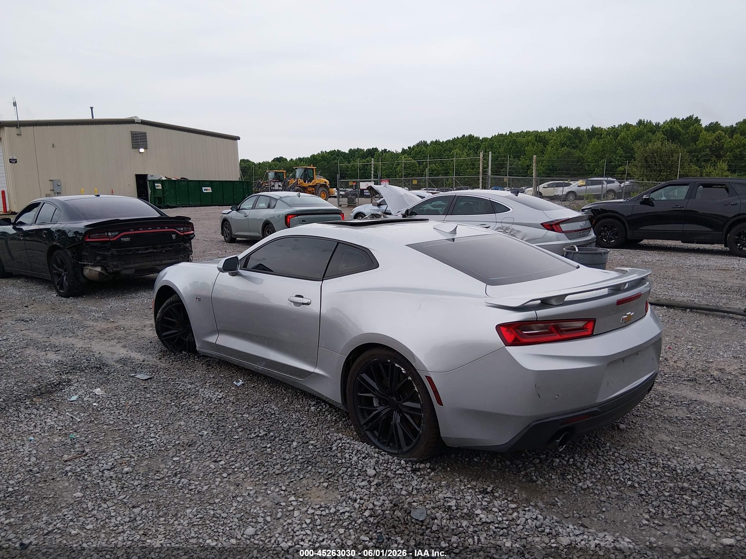 2018 Chevrolet Camaro 1ss Серебряный vin: 1G1FF1R76J0120491