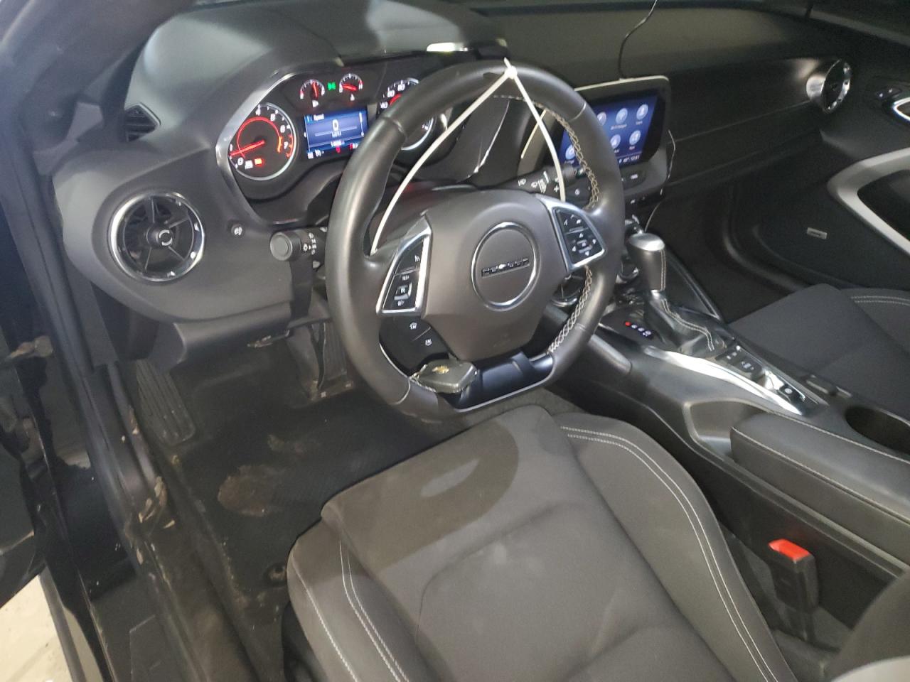 2022 Chevrolet Camaro Lt1 Black vin: 1G1FF1R76N0128435