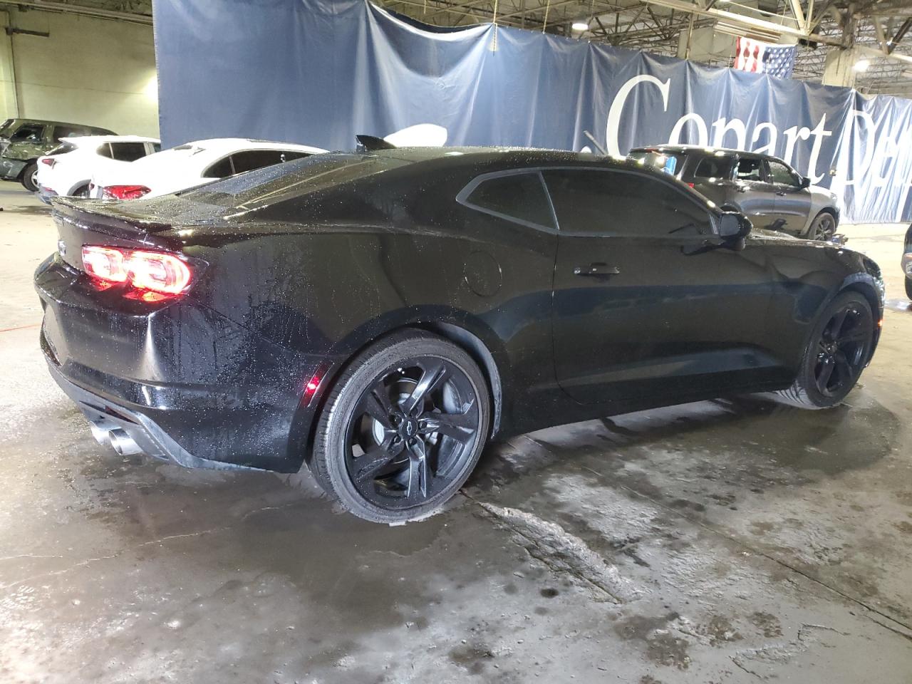 2022 Chevrolet Camaro Lt1 Black vin: 1G1FF1R76N0128435