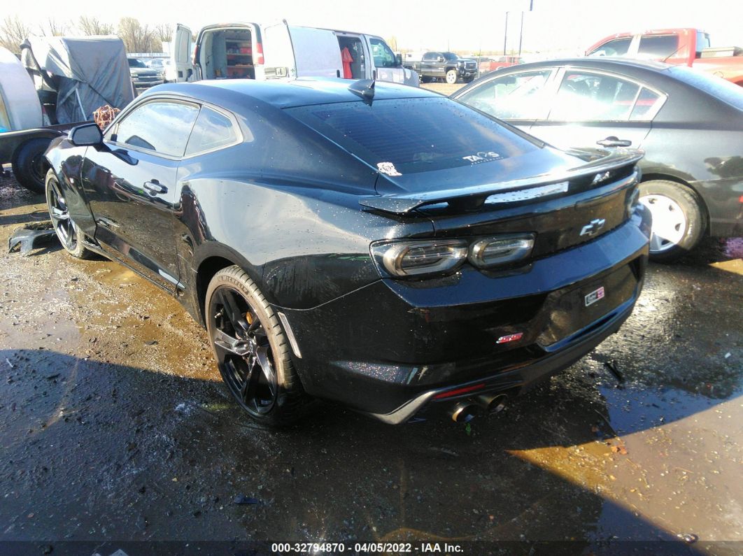 2020 Chevrolet Camaro 1ss Black vin: 1G1FF1R77L0100740