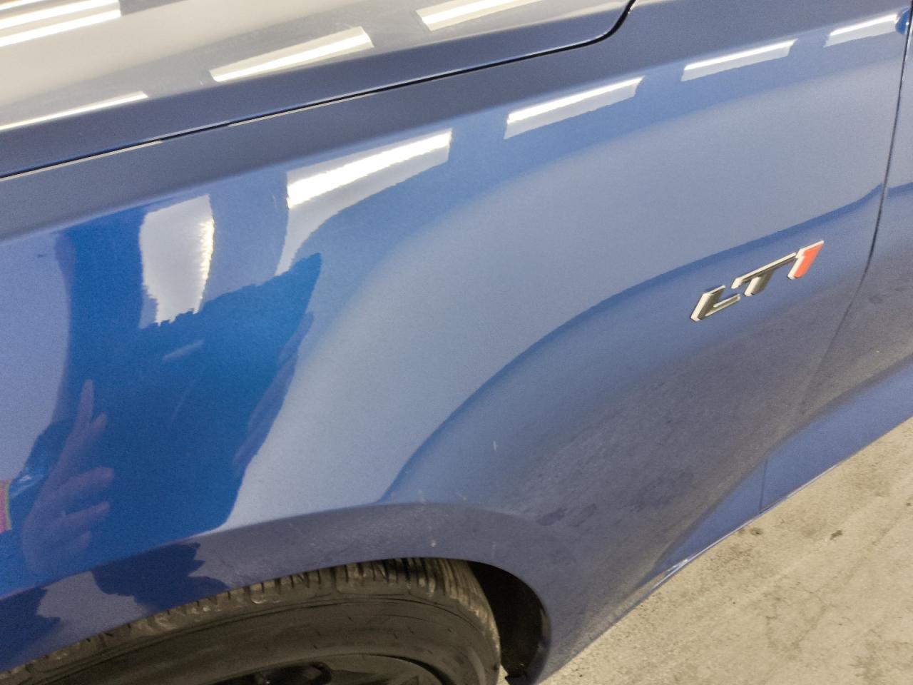 2022 Chevrolet Camaro Lt1 Синий vin: 1G1FF1R78N0134026 Damage: Left Front Fender, Heavy Scratch, 1 To 2 Inches