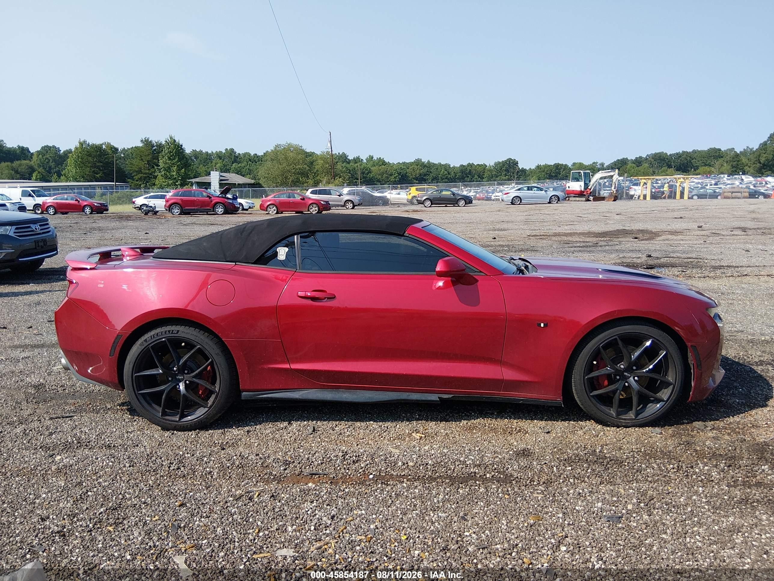 2017 Chevrolet Camaro 1ss Красный vin: 1G1FF3D72H0206751