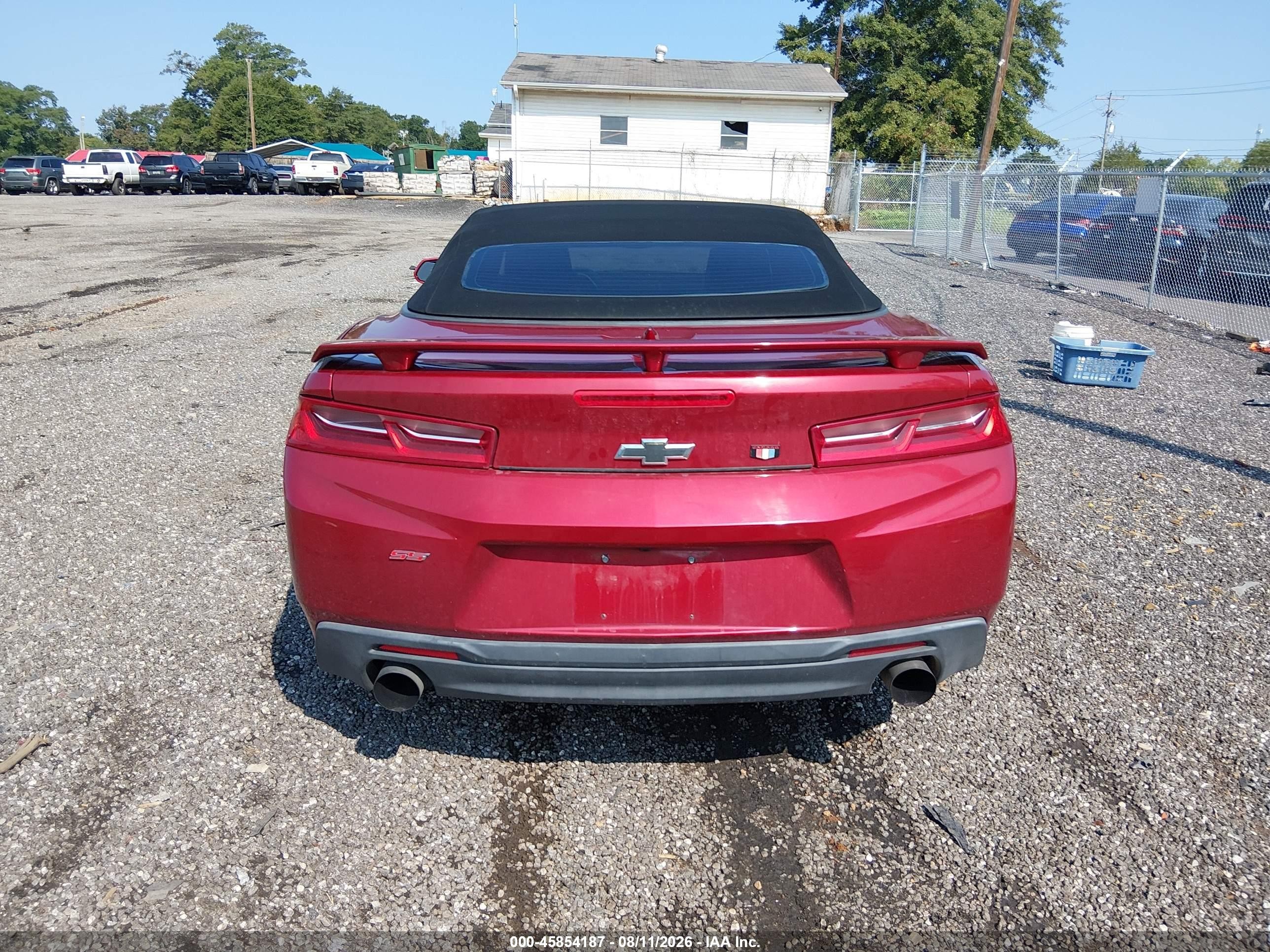 2017 Chevrolet Camaro 1ss Красный vin: 1G1FF3D72H0206751