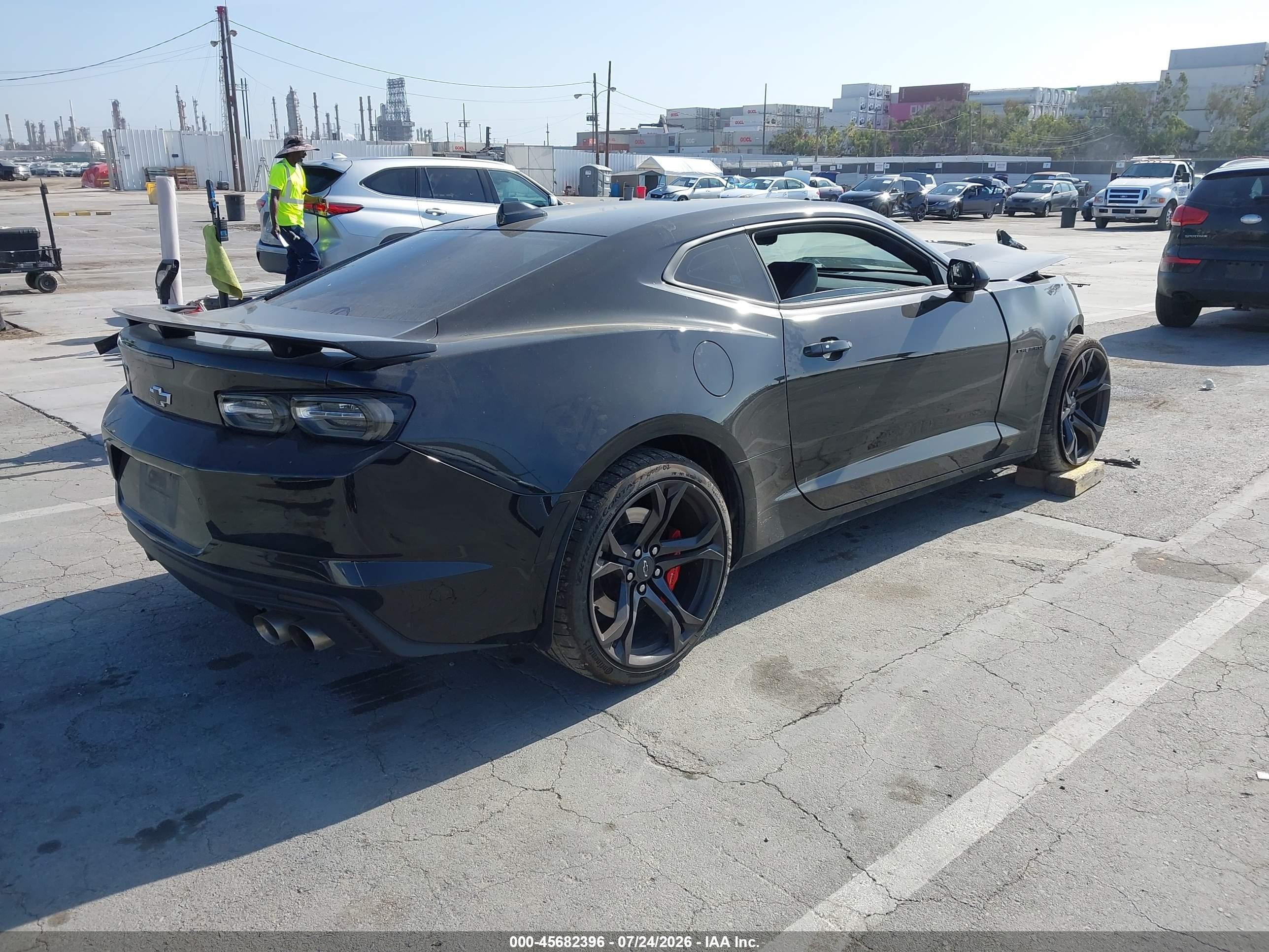 2022 Chevrolet Camaro Rwd  2ss Black vin: 1G1FG1R77N0102018