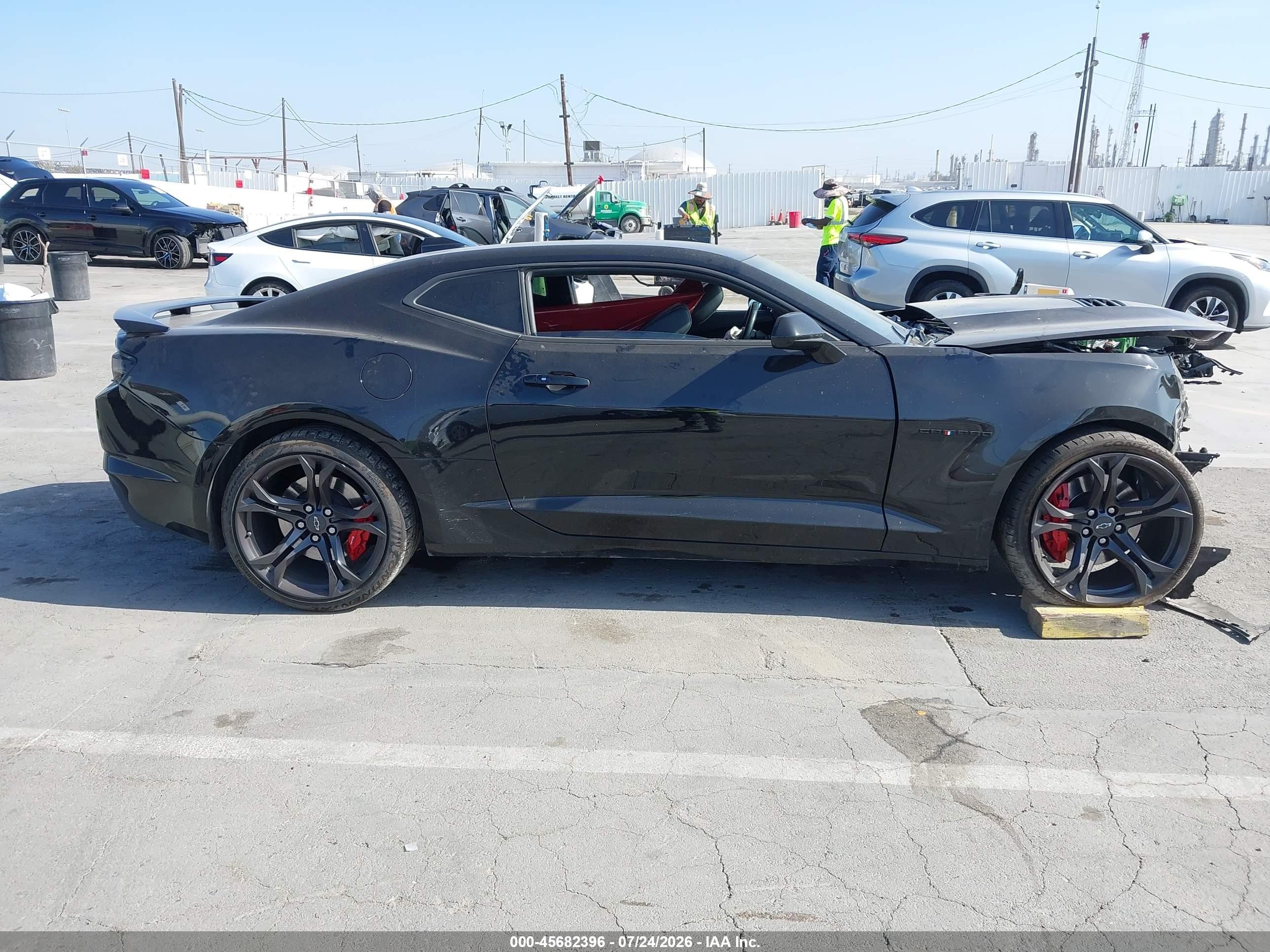 2022 Chevrolet Camaro Rwd  2ss Black vin: 1G1FG1R77N0102018