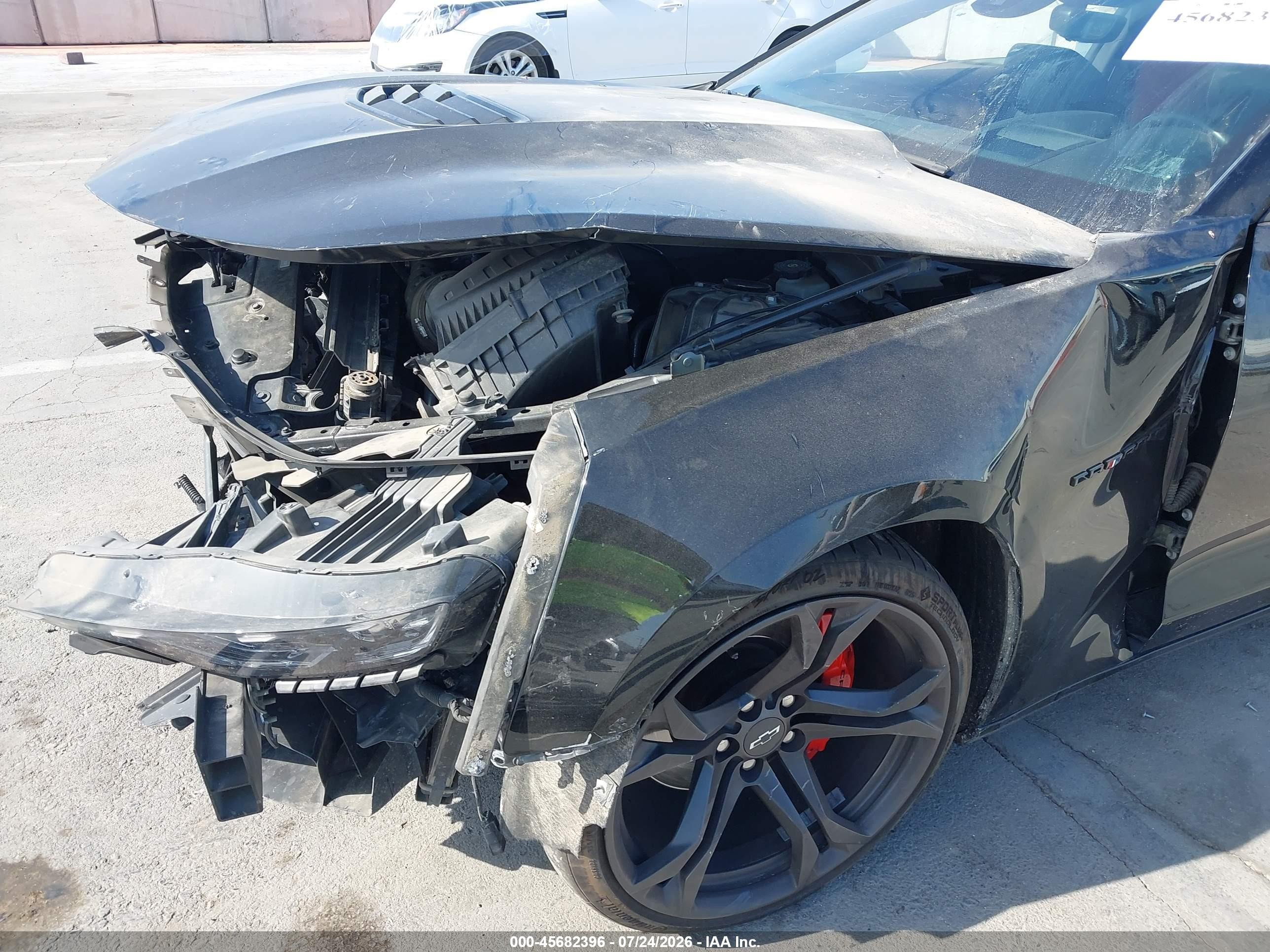2022 Chevrolet Camaro Rwd  2ss Black vin: 1G1FG1R77N0102018