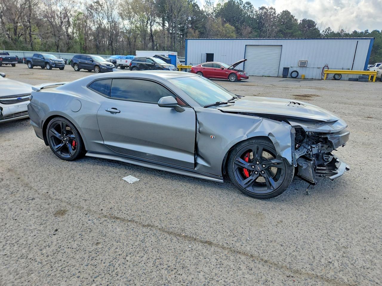2019 Chevrolet Camaro Ss Серебряный vin: 1G1FH1R70K0145706