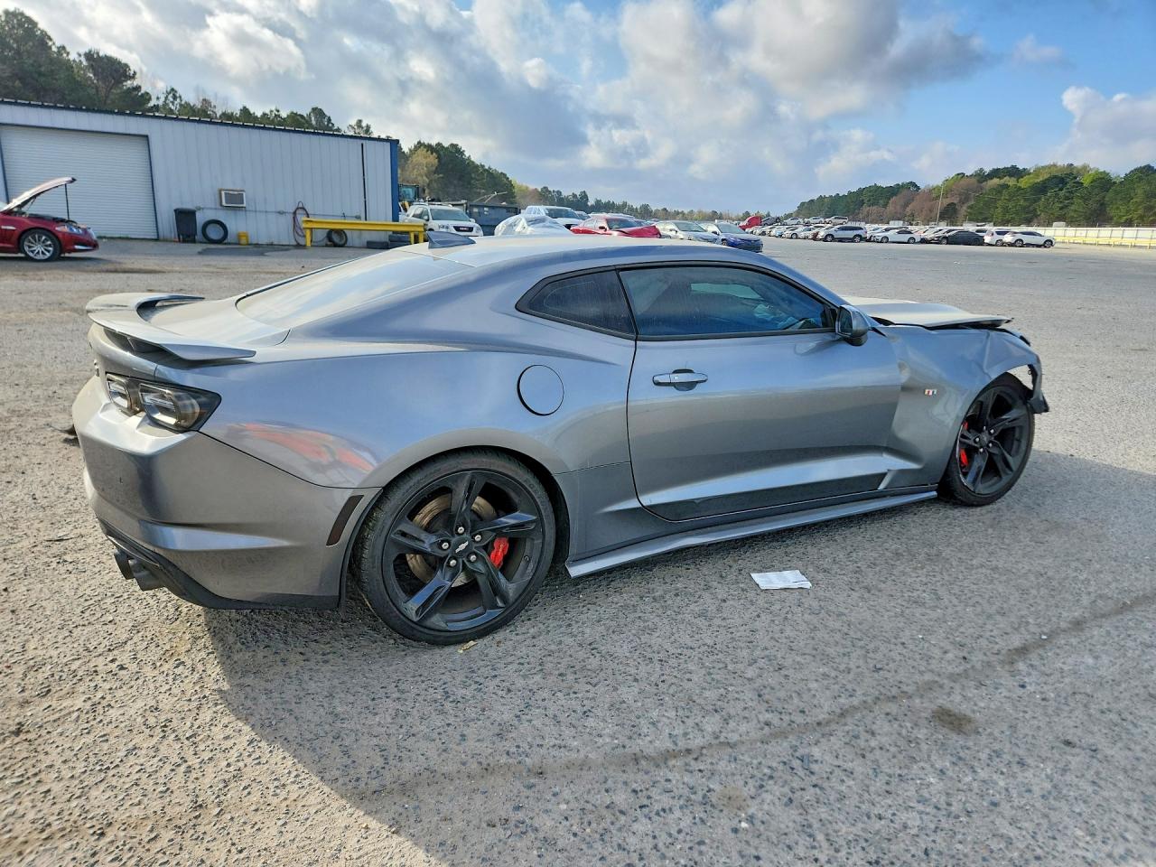 2019 Chevrolet Camaro Ss Серебряный vin: 1G1FH1R70K0145706