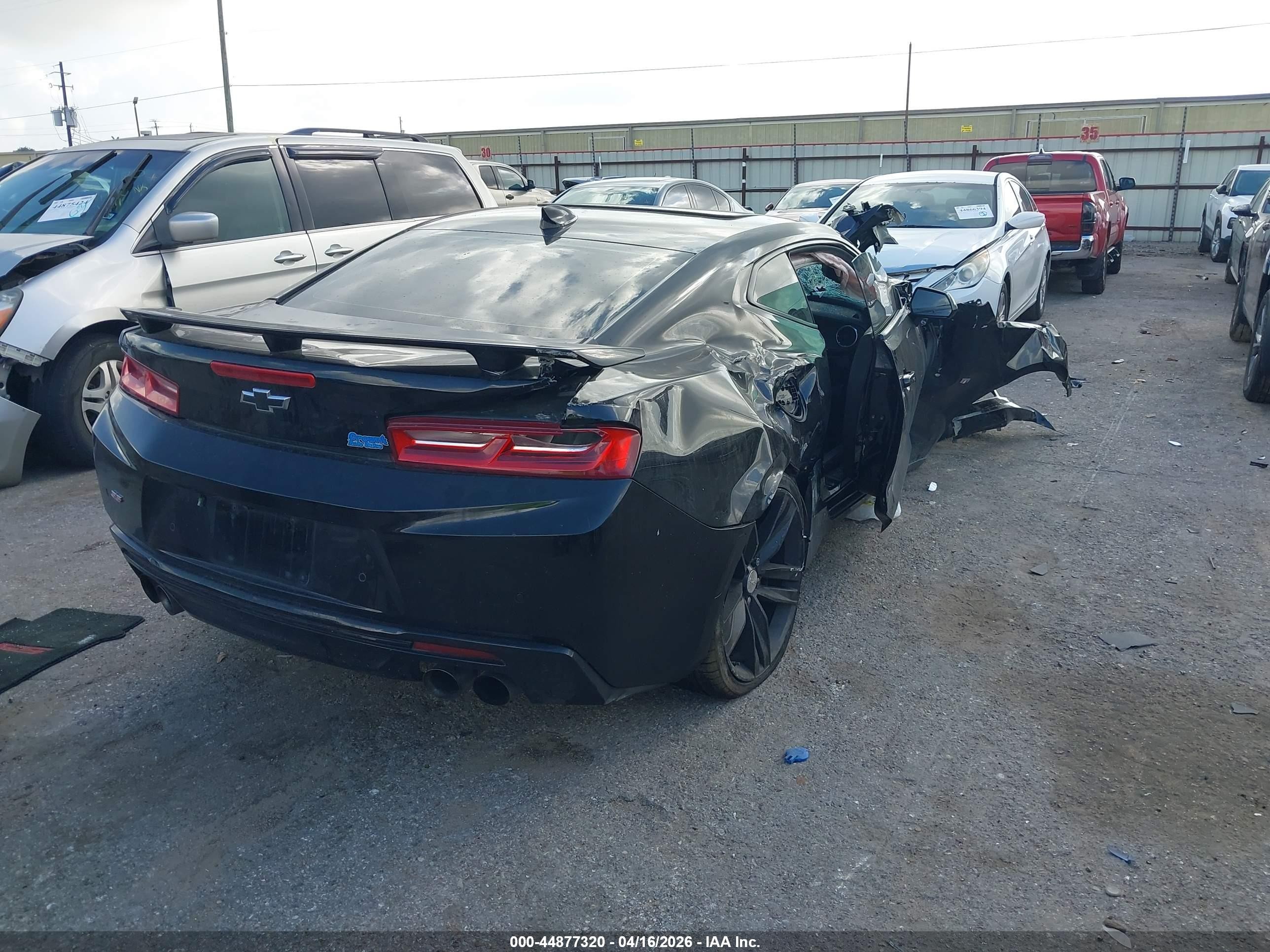 2017 Chevrolet Camaro 2ss Black vin: 1G1FH1R71H0139969
