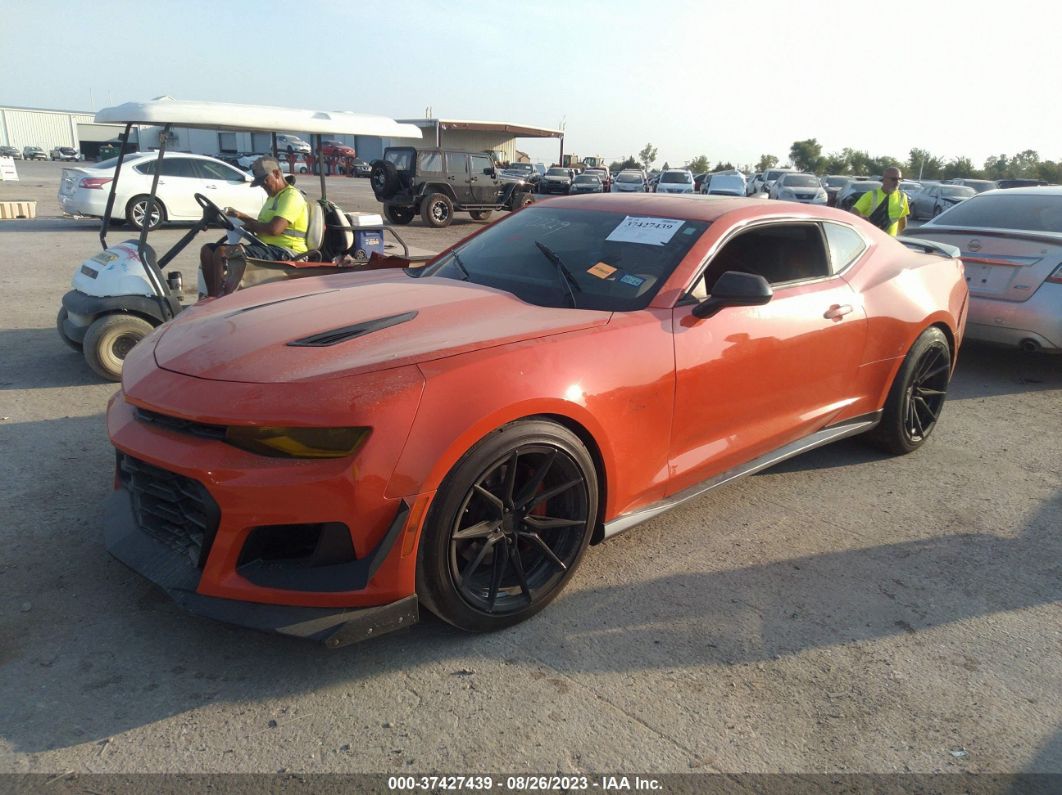 2018 Chevrolet Camaro 2ss Orange vin: 1G1FH1R72J0168113