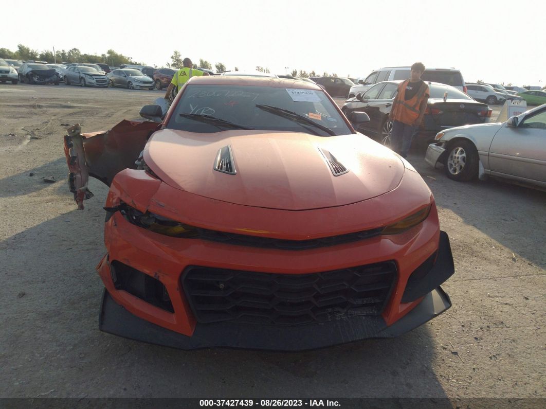 2018 Chevrolet Camaro 2ss Orange vin: 1G1FH1R72J0168113