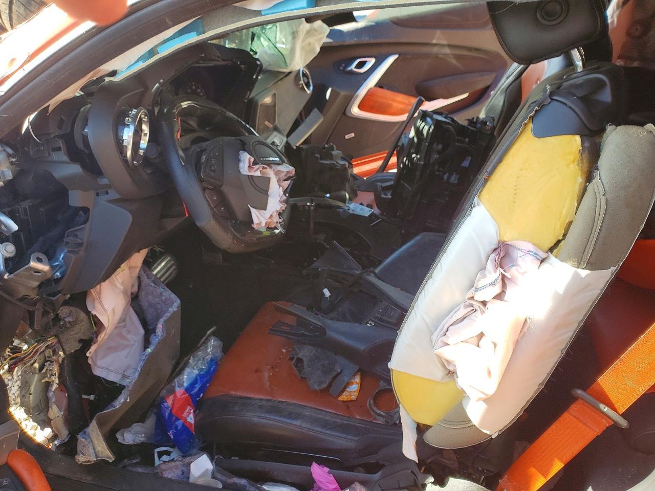 2018 Chevrolet Camaro Ss Orange vin: 1G1FH1R72J0168113