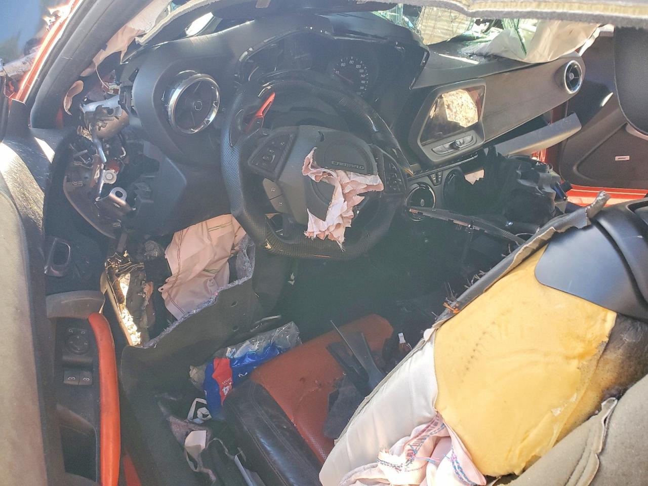 2018 Chevrolet Camaro Ss Orange vin: 1G1FH1R72J0168113